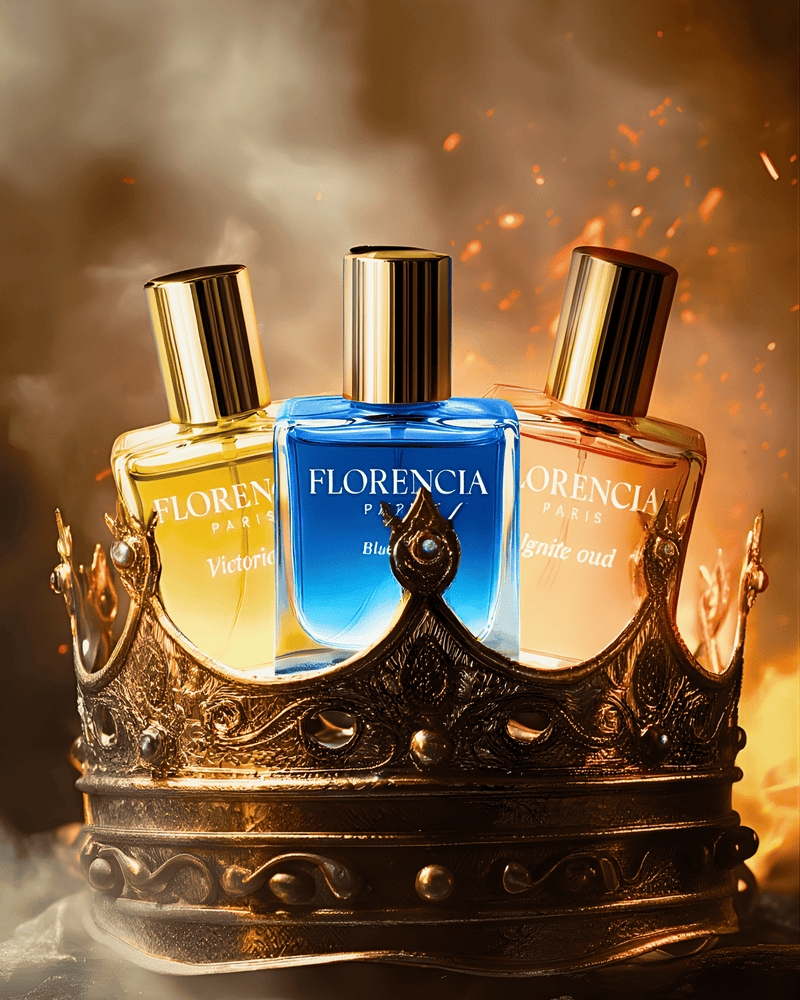 Florencia Sigma King Collection: Ingite Oud + Vict perfume gift set — 20ml Eau de Parfum bottles