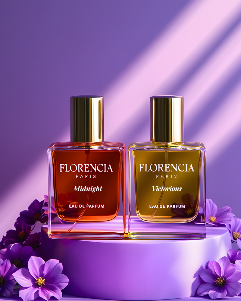 Florencia Perfect Pair Duo Combo: Midnight + Victo perfume gift set — 20ml Eau de Parfum bottles