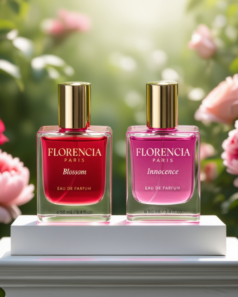 Florencia Floral Dreamscape Collection: Blossom + perfume gift set — 20ml Eau de Parfum bottles